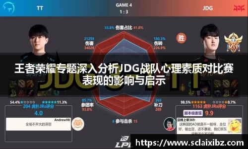 王者荣耀专题深入分析JDG战队心理素质对比赛表现的影响与启示