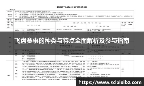 飞盘赛事的种类与特点全面解析及参与指南