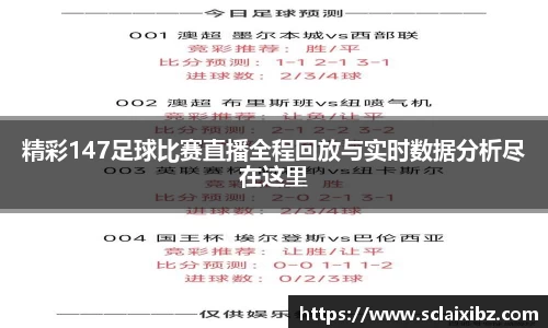 精彩147足球比赛直播全程回放与实时数据分析尽在这里